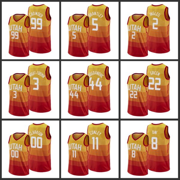 Utah Jazz Jae Crowder Jarrell Brantley Joe Ingles Bojan Bogdanovic Jeff Green Mike Conley Miye Oni Men 2019-20 Hardwood Jersey
Utah Jazz Jae Crowder Jarrell Brantley Joe Ingles Bojan Bogdanovic Jeff Green Mike Conley Miye Oni Men 2019-20 Hardwood Jersey