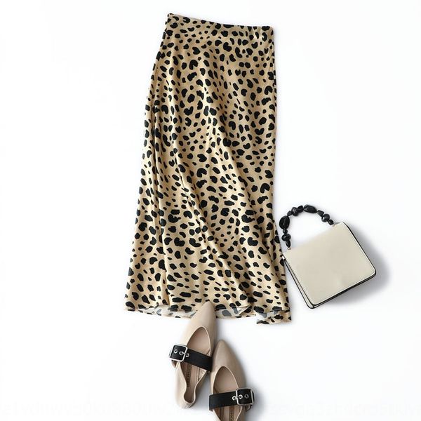 french niche apron apron high waist hip-covered skirt 16 m silk crepe leopard print silk skirt, Black
french niche apron apron high waist hip-covered skirt 16 m silk crepe leopard print silk skirt, Black