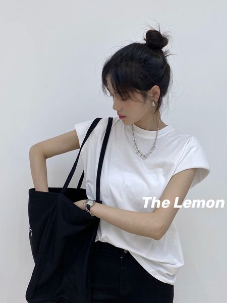 huayuan temperament little sister shoulder tee solid color round neck summer t-shirt vest vest for women, White
huayuan temperament little sister shoulder tee solid color round neck summer t-shirt vest vest for women, White