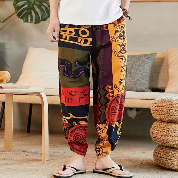 incerun man ethnic elastic waist harem pants fashion cotton floral trousers men vintage printed pants casual loose joggers s-5xl, Black
incerun man ethnic elastic waist harem pants fashion cotton floral trousers men vintage printed pants casual loose joggers s-5xl, Black