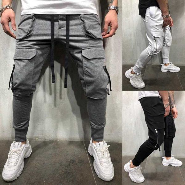 new casual joggers pants solid color men cotton elastic long multi-pocket trousers pantalon homme cargo pants leggings, Black
new casual joggers pants solid color men cotton elastic long multi-pocket trousers pantalon homme cargo pants leggings, Black