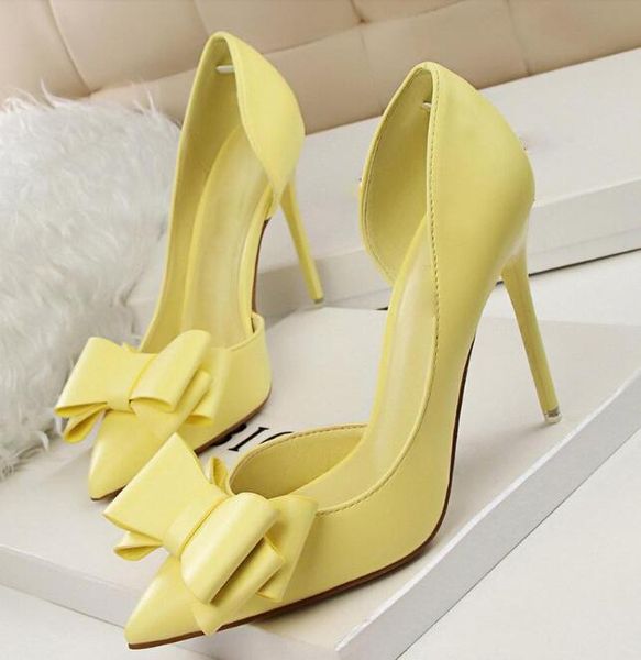 women pumps new fashion women's shoes sweet bowknot high heel shoes side hollow pointed, Black
women pumps new fashion women's shoes sweet bowknot high heel shoes side hollow pointed, Black