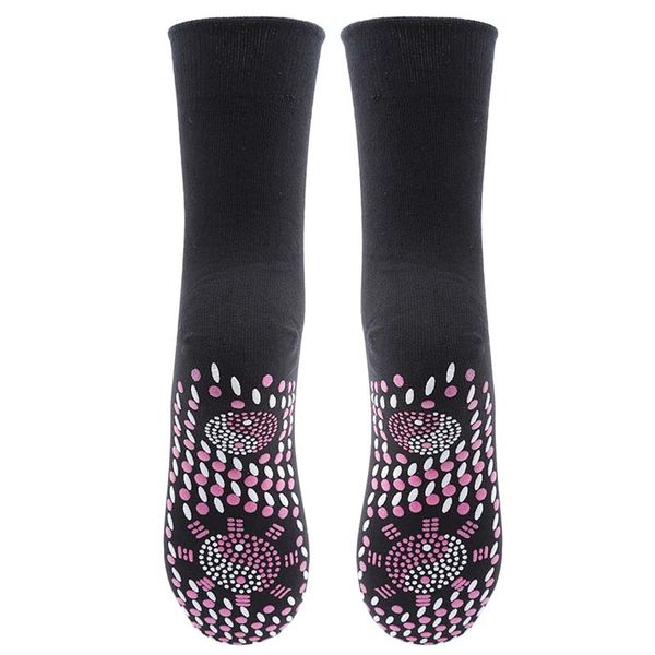 1 pair women tourmaline self heating socks 4 colors help warm cold feet comfort stockings, Black
1 pair women tourmaline self heating socks 4 colors help warm cold feet comfort stockings, Black
