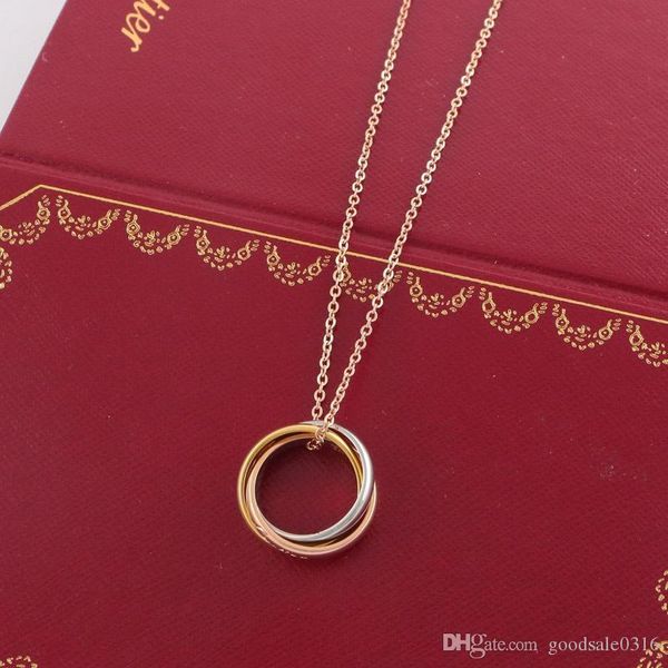 new fashion brand ring 316l titanium steel necklace 18k gold pendant necklace for good friends mutual gift couple gift, Silver
new fashion brand ring 316l titanium steel necklace 18k gold pendant necklace for good friends mutual gift couple gift, Silver