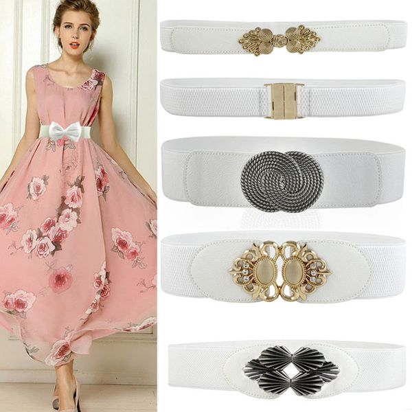 fashion white skinny thin pu leather belt for women elastic waistband female gold buckle cummerbunds for dress party accessories, Black;brown
fashion white skinny thin pu leather belt for women elastic waistband female gold buckle cummerbunds for dress party accessories, Black;brown