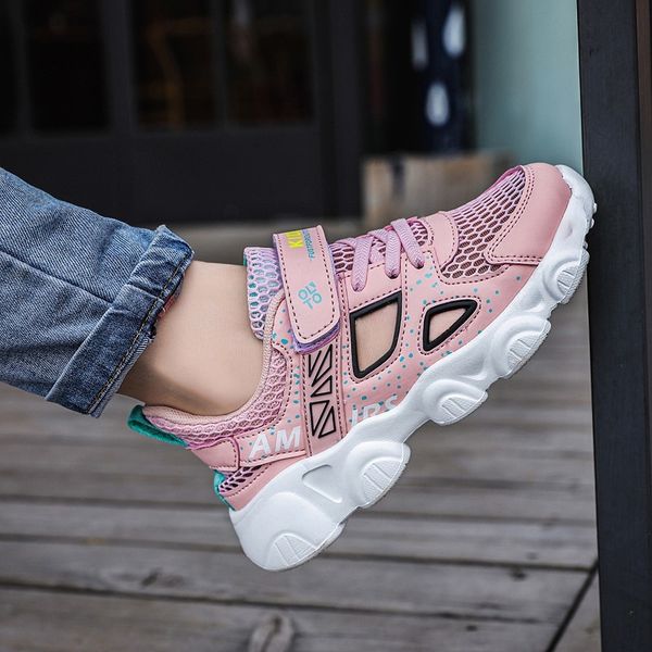 girls' mesh comfortable frame girls' medium and large children hollow sports sports single mesh shoes students' light running, Black
girls' mesh comfortable frame girls' medium and large children hollow sports sports single mesh shoes students' light running, Black