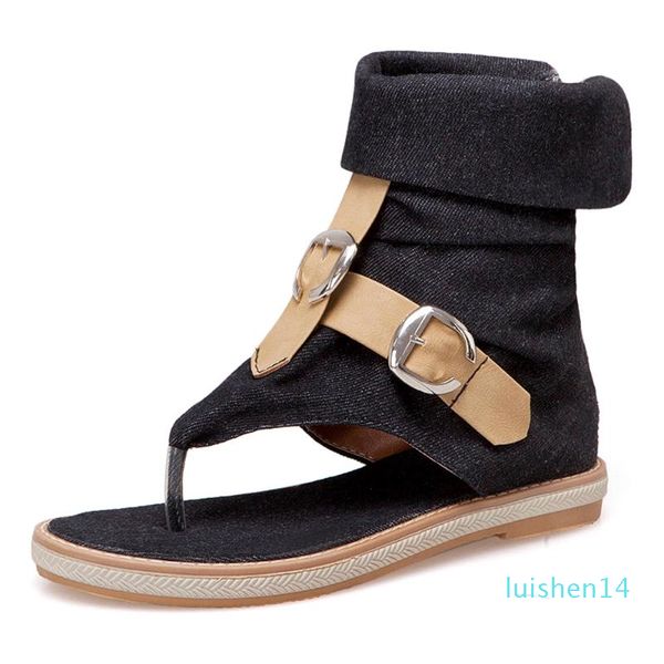 cdpundari ladies denim flat sandals for women platform sandals summer shoes woman gladiator sandalias mujer 2019 l14, Black
cdpundari ladies denim flat sandals for women platform sandals summer shoes woman gladiator sandalias mujer 2019 l14, Black