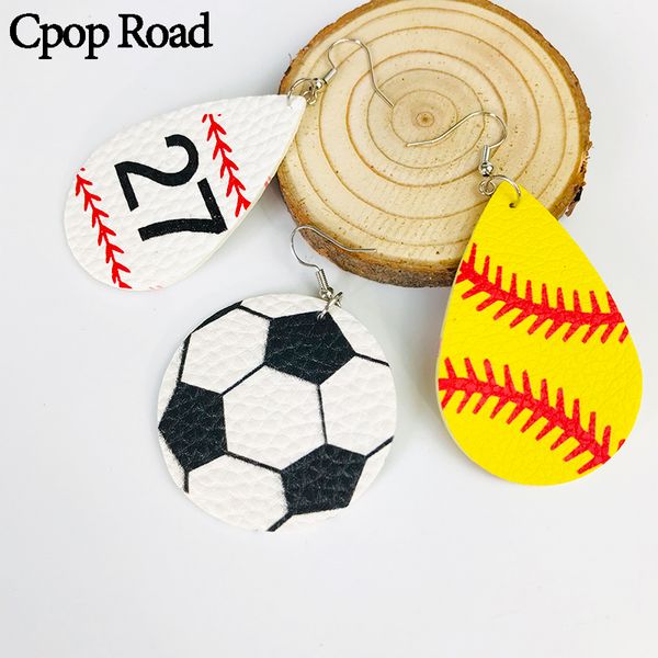 cpop creative football pu leather earrings fashion personality water drop statement earrings jewelry women accessories gift, Silver
cpop creative football pu leather earrings fashion personality water drop statement earrings jewelry women accessories gift, Silver