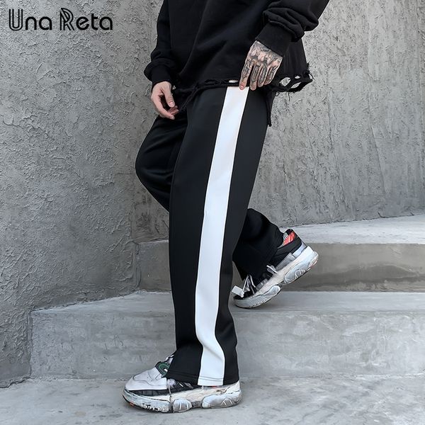 una reta pants men spring autumn new fashion casual joggers pants sweatpant hip hop trousers man streetwear stitching, Black
una reta pants men spring autumn new fashion casual joggers pants sweatpant hip hop trousers man streetwear stitching, Black