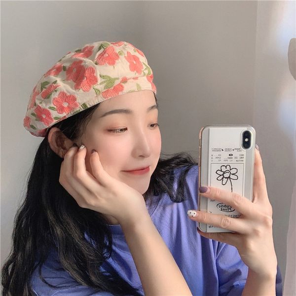 beret female thin beret octagonal breathable flower embroidery artist hat net red british octagonal hat, Blue;gray
beret female thin beret octagonal breathable flower embroidery artist hat net red british octagonal hat, Blue;gray