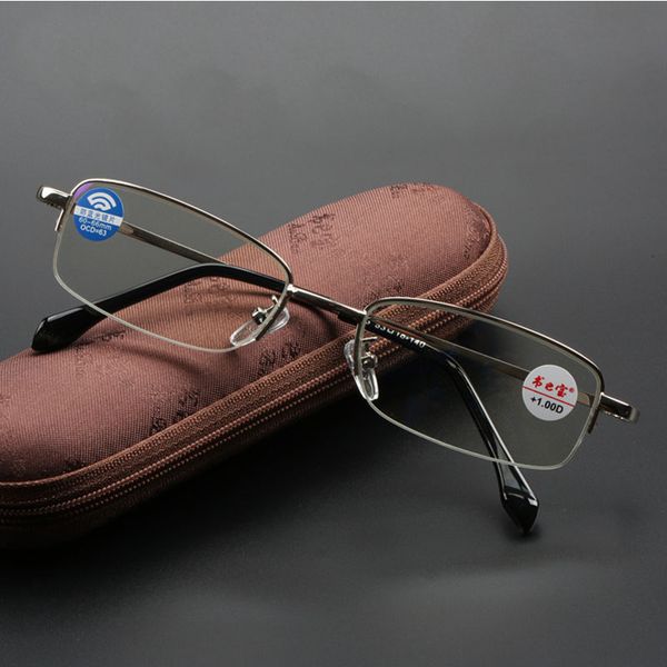 fashion anti blue radiation protection metal reading glasses presbyopic half frame for men women 1+1.5 +2.0 +2.5 +3.0 +3.5 +4.0, White;black
fashion anti blue radiation protection metal reading glasses presbyopic half frame for men women 1+1.5 +2.0 +2.5 +3.0 +3.5 +4.0, White;black