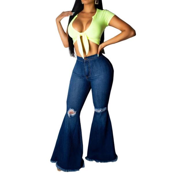 fashion denim flare pants jeans for women wide leg trousers retro ripped jeans bell-bottoms distressed casual flare female, Blue
fashion denim flare pants jeans for women wide leg trousers retro ripped jeans bell-bottoms distressed casual flare female, Blue