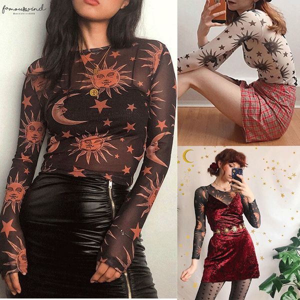 women long sleeve sheer mesh shirt lady girls see through blouse tee blouse swim cover up, White 
women long sleeve sheer mesh shirt lady girls see through blouse tee blouse swim cover up, White