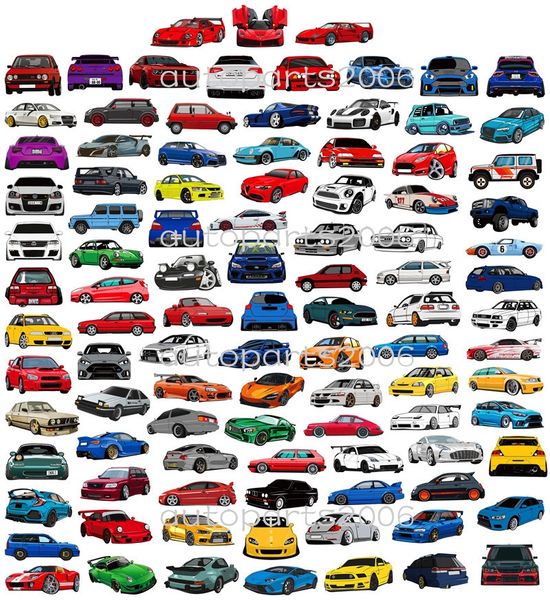 100pcs/lot vinyl cartoon car style stickers decals for car luggage skateboard motorcycle
100pcs/lot vinyl cartoon car style stickers decals for car luggage skateboard motorcycle