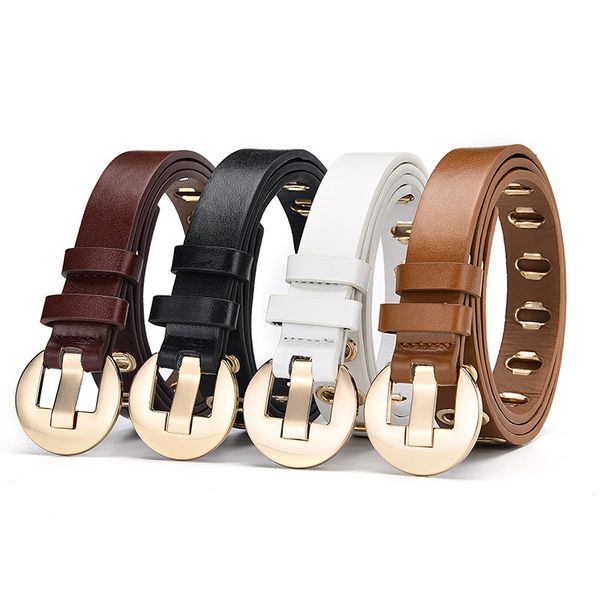 women's belt personality hollowed out large hole gold round buckle simple trendy puffy fashion jeans belt 2.5cm wide 105cm long, Black;brown
women's belt personality hollowed out large hole gold round buckle simple trendy puffy fashion jeans belt 2.5cm wide 105cm long, Black;brown