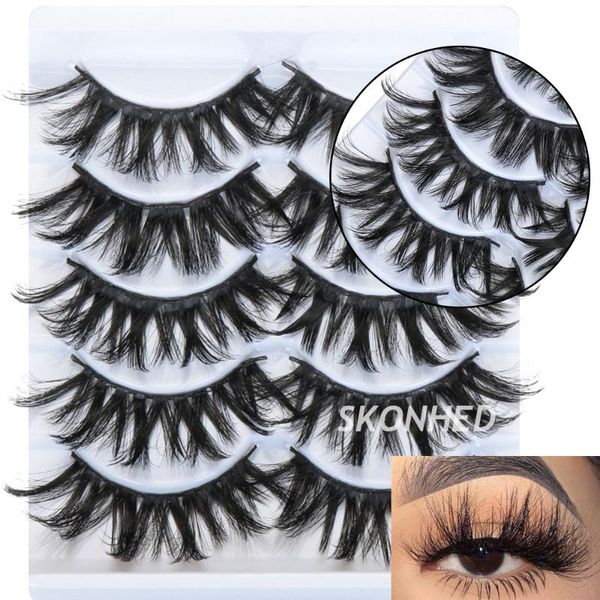 5pairs 3d faux mink hair false eyelashes fluffy wispy natural long lashes handmade makeup eye lash extension tools women fashion
5pairs 3d faux mink hair false eyelashes fluffy wispy natural long lashes handmade makeup eye lash extension tools women fashion