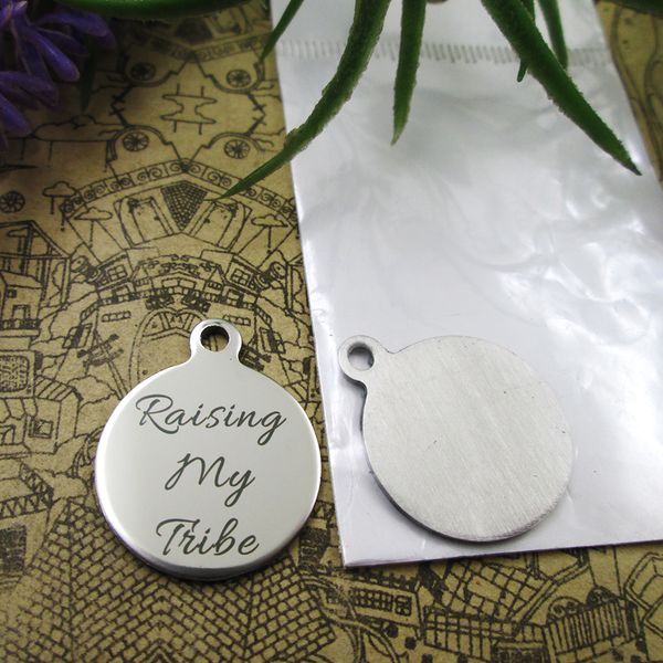 40pcs--"raising my tribe"stainless steel charms more style for choosing diy charms pendants for necklace, Bronze;silver
40pcs--"raising my tribe"stainless steel charms more style for choosing diy charms pendants for necklace, Bronze;silver