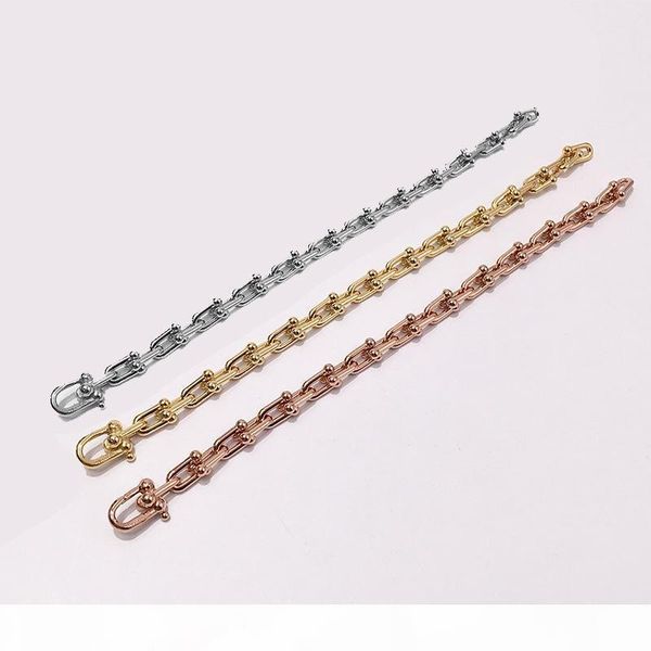 women u design bracelets woman punk jewelry luxury titanium steel hardwear series bracelets fine charm ins jewelry, Golden;silver
women u design bracelets woman punk jewelry luxury titanium steel hardwear series bracelets fine charm ins jewelry, Golden;silver