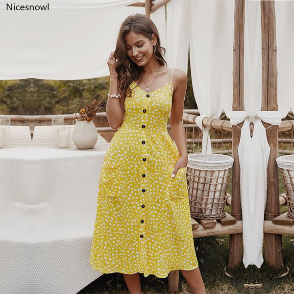 nicesnowl long spaghetti strap dress women sleeveless button office lady button v neck summer print dress 2020 new, Black;gray
nicesnowl long spaghetti strap dress women sleeveless button office lady button v neck summer print dress 2020 new, Black;gray