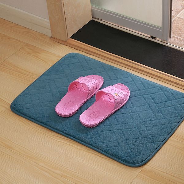 thickened memory cotton slow rebound bathroom non-slip floor bathroom non-slip mat kitchen water absorbing floor mat
thickened memory cotton slow rebound bathroom non-slip floor bathroom non-slip mat kitchen water absorbing floor mat