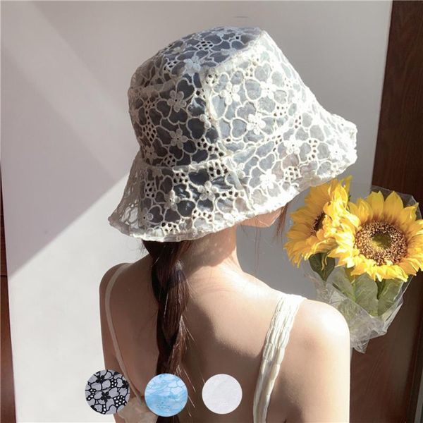 korean style summer lace bucket hat sun hats for women hollow flower fishermen hat casual ladies lace bucket hats, Blue;gray
korean style summer lace bucket hat sun hats for women hollow flower fishermen hat casual ladies lace bucket hats, Blue;gray