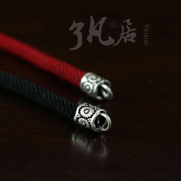 vryyn s925 sterling accessories silver relief pattern red accessories bracelet bracelet rope black rope buckle head silver hand chain buckle
vryyn s925 sterling accessories silver relief pattern red accessories bracelet bracelet rope black rope buckle head silver hand chain buckle