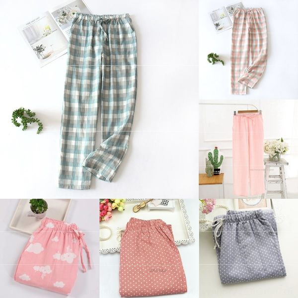 spring casual plaid thin summer trousers home plus fat double layer men's and women's cotton gauze home pajamas pajamas large size, Black;brown
spring casual plaid thin summer trousers home plus fat double layer men's and women's cotton gauze home pajamas pajamas large size, Black;brown