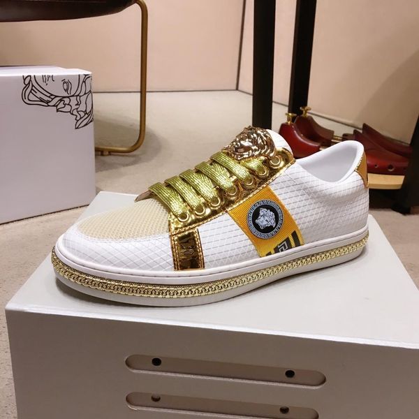 2020y high-end fashion men's printed letters comfortable casual shoes large size leather breathable outdoor sports shoes, size: 38-451, Black
2020y high-end fashion men's printed letters comfortable casual shoes large size leather breathable outdoor sports shoes, size: 38-451, Black