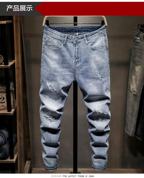 men's jeans ja600460 fashion 2021 runway luxury european design party style clothing, Blue
men's jeans ja600460 fashion 2021 runway luxury european design party style clothing, Blue
