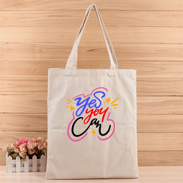 fashion yes you can girls and womens casual canvas tote bags suit for shopping,gift,wedding, birthday or anything else
fashion yes you can girls and womens casual canvas tote bags suit for shopping,gift,wedding, birthday or anything else