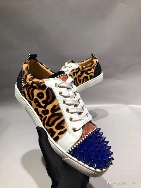 studded shoes low red bottom junior spiked men sneakers genuine leather with leopard fur shoes red soles paris trainers low, Black
studded shoes low red bottom junior spiked men sneakers genuine leather with leopard fur shoes red soles paris trainers low, Black