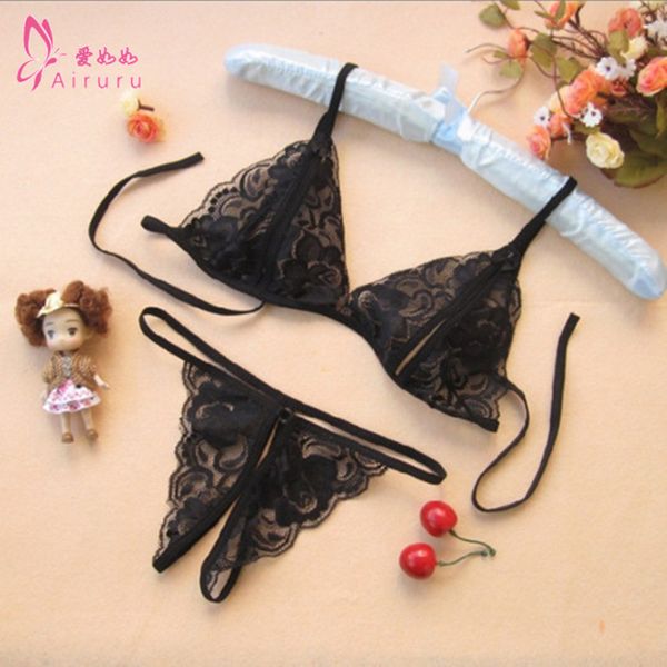 ladies lace transparent three-point suit women in europe and the united states couples flirting lingerie ing, Black;white
ladies lace transparent three-point suit women in europe and the united states couples flirting lingerie ing, Black;white