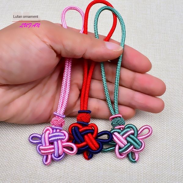 lufan double color auspicious pendant braided chinese knot braided knot handlebar rope pendant chinese style woven rope accessories, Silver
lufan double color auspicious pendant braided chinese knot braided knot handlebar rope pendant chinese style woven rope accessories, Silver