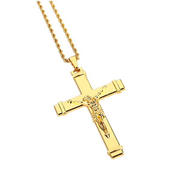 men hip hop fashion big jesus cross pendant necklaces design 75cm long chain filling pieces men necklace jewelry, Silver
men hip hop fashion big jesus cross pendant necklaces design 75cm long chain filling pieces men necklace jewelry, Silver