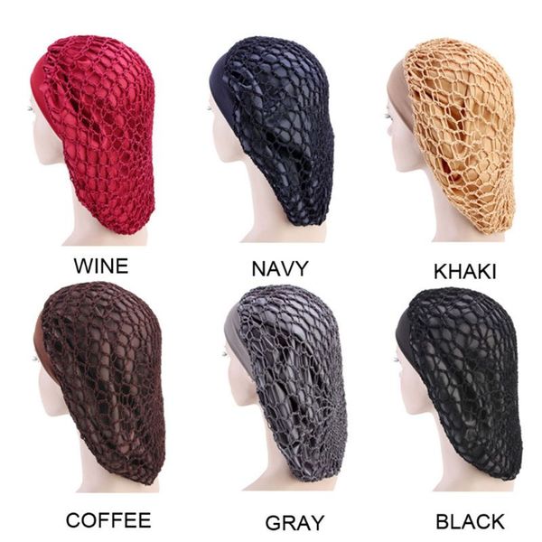 women hollow out mesh net snood bonnet sleep cap solid color wide band vintage crochet knitted chemo cap turban hair cover 2020, Blue;gray
women hollow out mesh net snood bonnet sleep cap solid color wide band vintage crochet knitted chemo cap turban hair cover 2020, Blue;gray