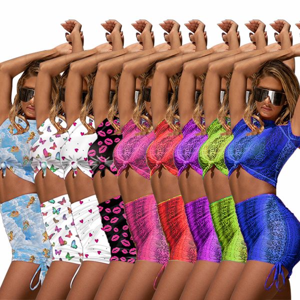 women clothing set fashion summer short sleeve suits plus size womens printed two pieces sets women casual two pieces dresses, White
women clothing set fashion summer short sleeve suits plus size womens printed two pieces sets women casual two pieces dresses, White
