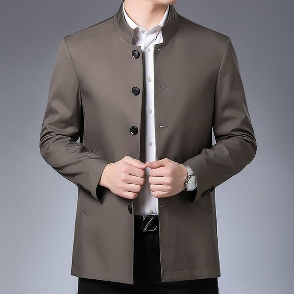 men's baseball jacket stand collar thick young and middle-aged baseball suit men's loose autumn clothes dad's jacket, Tan;black
men's baseball jacket stand collar thick young and middle-aged baseball suit men's loose autumn clothes dad's jacket, Tan;black