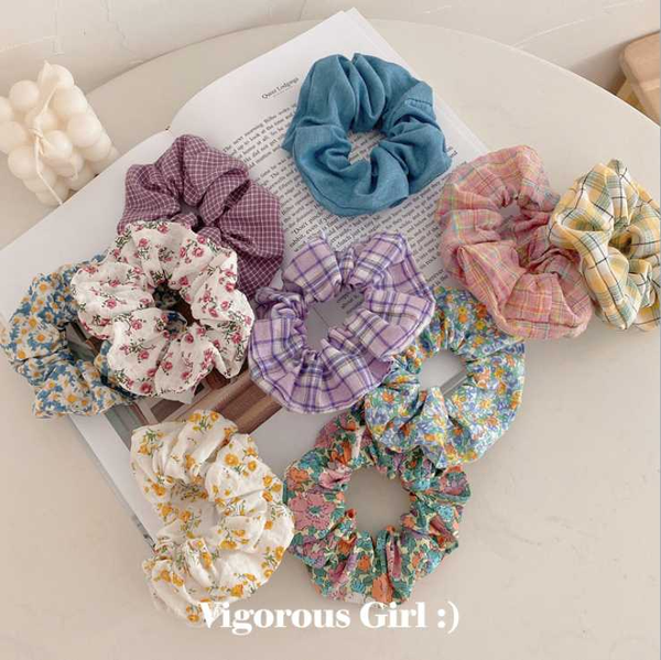 1pc floral lattice charming ponytail elastic hair band fabric rope forest tie rope korean style wave handmade hair accessories
1pc floral lattice charming ponytail elastic hair band fabric rope forest tie rope korean style wave handmade hair accessories