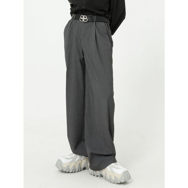 men casual straight wide leg suit pant male japan korea style fashion vintage streetwear pant black gray long trousers
men casual straight wide leg suit pant male japan korea style fashion vintage streetwear pant black gray long trousers