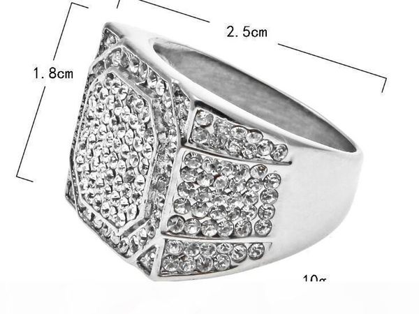 верхняя продажа мужская нержавеющей стали square ring bling bling rhinestone кристалл серебро золото цвет панк кольца мода хип-хоп ювелирных, Golden;silver
верхняя продажа мужская нержавеющей стали square ring bling bling rhinestone кристалл серебро золото цвет панк кольца мода хип-хоп ювелирных, Golden;silver