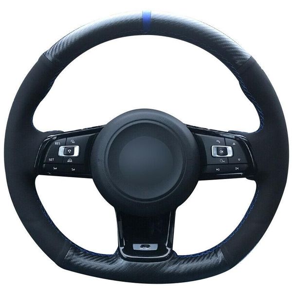 carbon fiber leather black suede steering wheel cover for volkswagen golf 7 gti
carbon fiber leather black suede steering wheel cover for volkswagen golf 7 gti