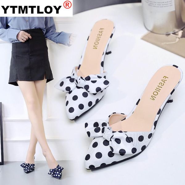 fashion mules pumps women shoes woman slip on party shoes pointed toe butterfly knot dot high heels ladies pumps slippers, Black
fashion mules pumps women shoes woman slip on party shoes pointed toe butterfly knot dot high heels ladies pumps slippers, Black