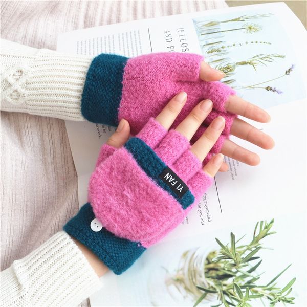 season flip half women's warm korean style thickened wool knitted cute letters warm and gloves open finger missing finger gloves
season flip half women's warm korean style thickened wool knitted cute letters warm and gloves open finger missing finger gloves