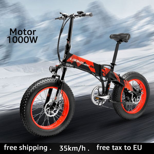 lankeleisi elektrische fiets 1000w elektrische beach bike 4.0 fat tire elektrische fiets 48v mens mountainbike sneeuw ebike 20 inch, Silver;blue
lankeleisi elektrische fiets 1000w elektrische beach bike 4.0 fat tire elektrische fiets 48v mens mountainbike sneeuw ebike 20 inch, Silver;blue