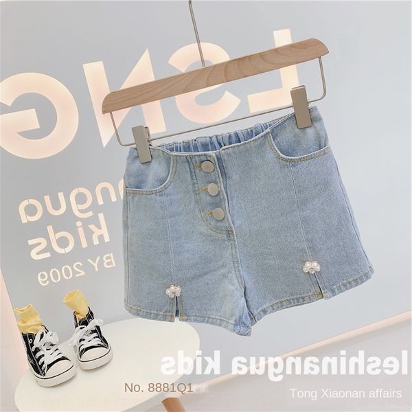 girls pearl flower denim shorts 20 summer clothes new children's pants shorts pants children's wear 3-8 years old, Blue
girls pearl flower denim shorts 20 summer clothes new children's pants shorts pants children's wear 3-8 years old, Blue