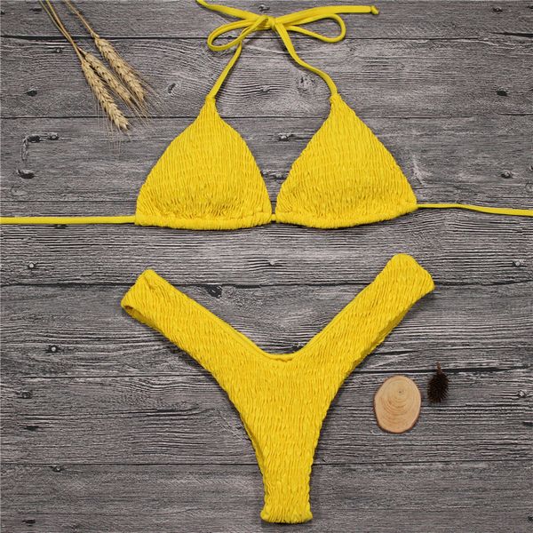 women swimwear bikini yellow bikini and bottoms low waisted spaghetti straps swimsuit women bathing suit, White;black
women swimwear bikini yellow bikini and bottoms low waisted spaghetti straps swimsuit women bathing suit, White;black