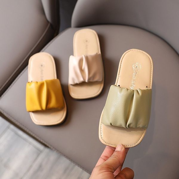 fa03w internet celebrity children' 2020 summer leather one-word sandals girls wear flat outside sandals and children' shoes slip, Black;grey
fa03w internet celebrity children' 2020 summer leather one-word sandals girls wear flat outside sandals and children' shoes slip, Black;grey