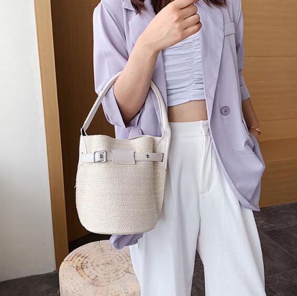 New Fashion Women Beach Bags Woven Bag Casual Bucket Handbags Lady Travel Shoulder Bags
New Fashion Women Beach Bags Woven Bag Casual Bucket Handbags Lady Travel Shoulder Bags