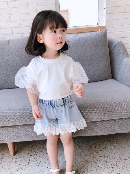 girls and lace jeans ' lace denim shorts baby jeans children's summer clothes girls' shorts new style pants, Blue
girls and lace jeans ' lace denim shorts baby jeans children's summer clothes girls' shorts new style pants, Blue