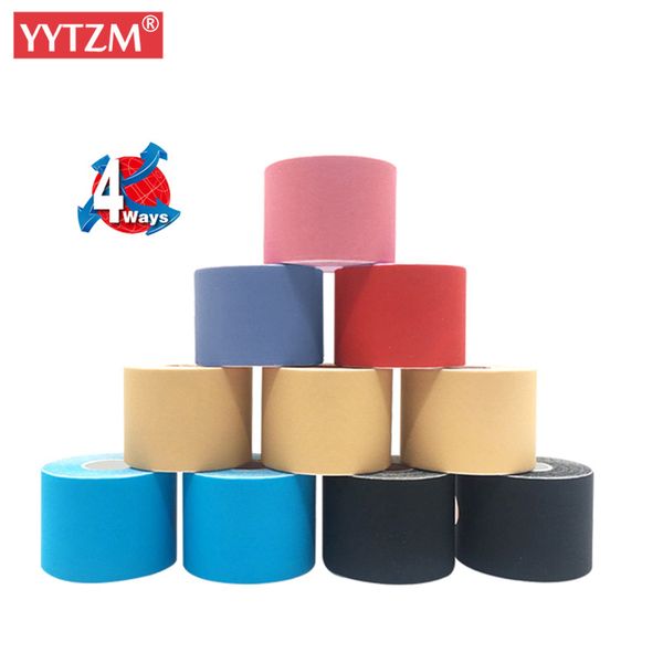 four sides elastic muscle sports kinesiology tape sport stickers kinesiotape roll cotton 5cm*5m nylon intramuscular bandage, Black;gray
four sides elastic muscle sports kinesiology tape sport stickers kinesiotape roll cotton 5cm*5m nylon intramuscular bandage, Black;gray